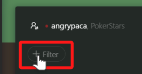 Botão filtrar relatórios