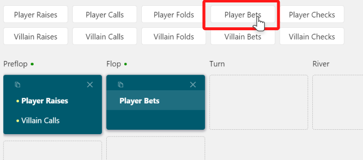 Add Player Bet