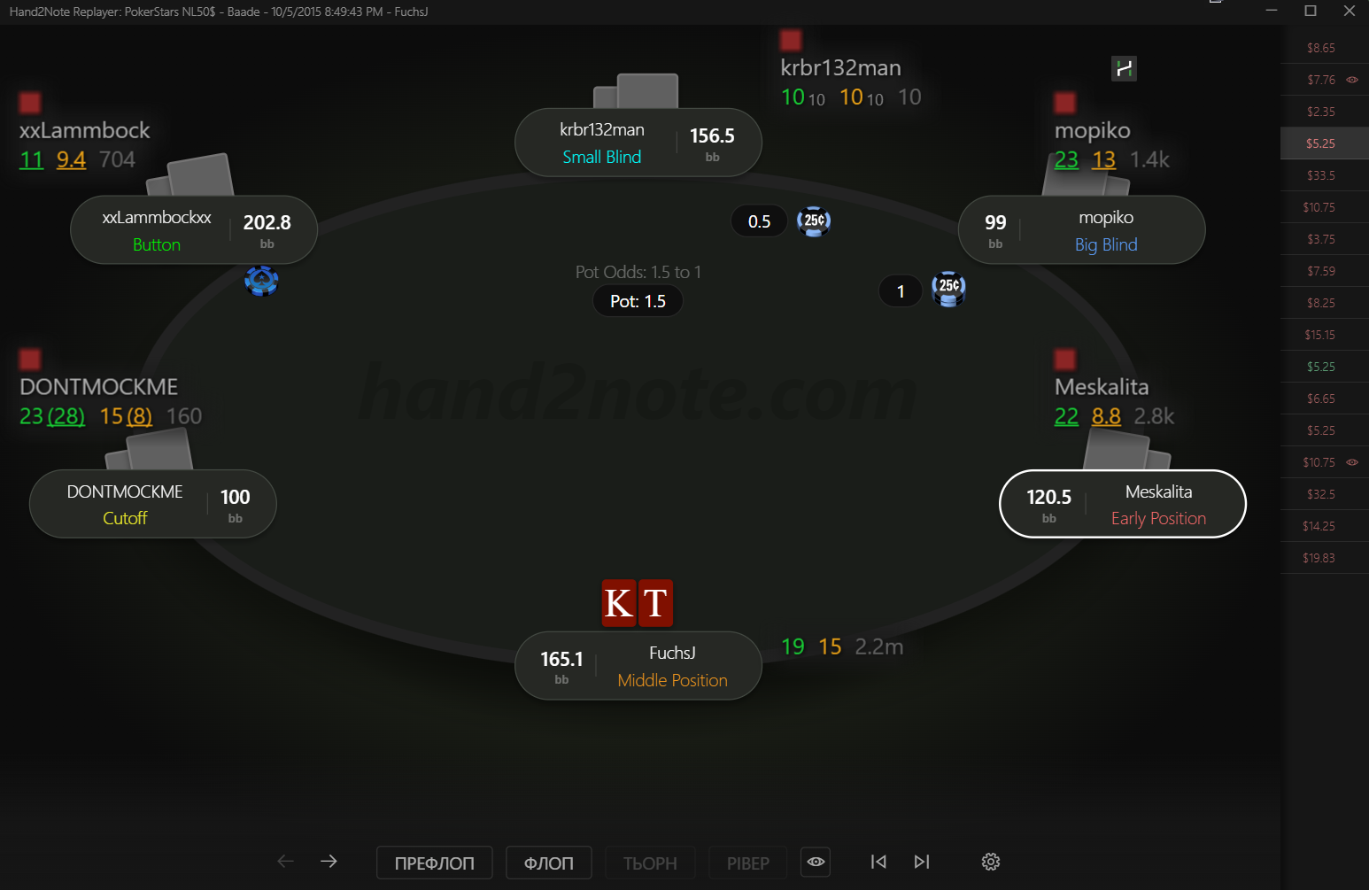 Hand2Note Hand Replayer